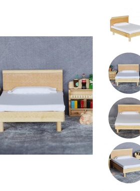 Double Bed Furniture Delicate Doll House Bed Furniture Fine