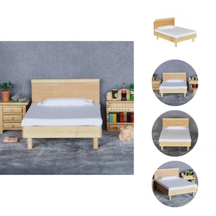 Double Bed Furniture Delicate Doll House Bed Furniture Fine