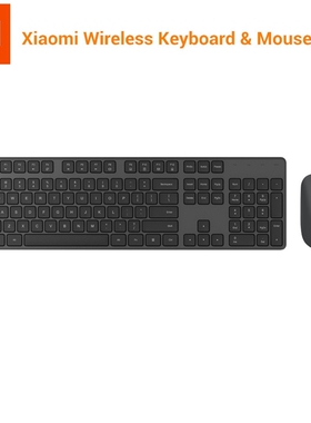 Wireless Keyboard Mouse Set 2.4GHz 104 Keys Portable Keyboar
