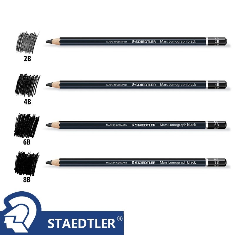 1 pc Staedtler Ergosoft Coloring Pencil Black Barrel Staedtl