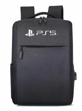 For PS5 Game Sytem Backpack Canvas Carry Bags Case Protecti