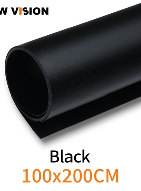 100 x 200cm 39*79 Black Seamless Water proof PVC Backdr