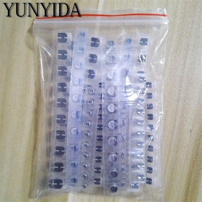 130pcs/LOT 1uF-220uF D Aluminum Electrolytic Capacitor Assor