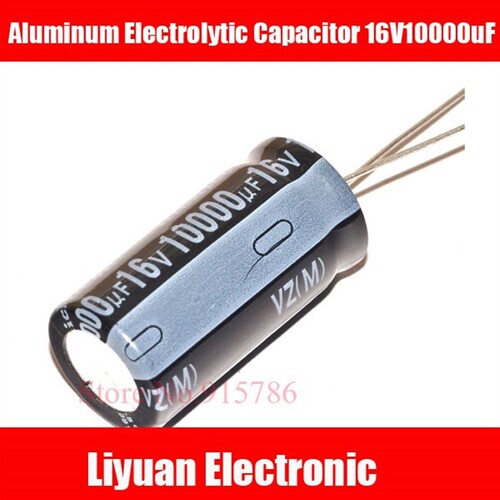 3pcs 10000UF 16V 16X30mm Electrolytic Capacitor 16V 10000UF