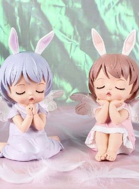 Creative Annie baby resin handicraft ornaments cute piggy