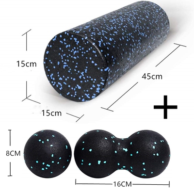 Yoga Block Roller Fitness Ball Set EPP High Density Foam Rol