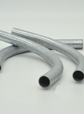 UL 美标弯管EMT管弯头月弯90°大弧度管接头无缝冲压管件管道弯头