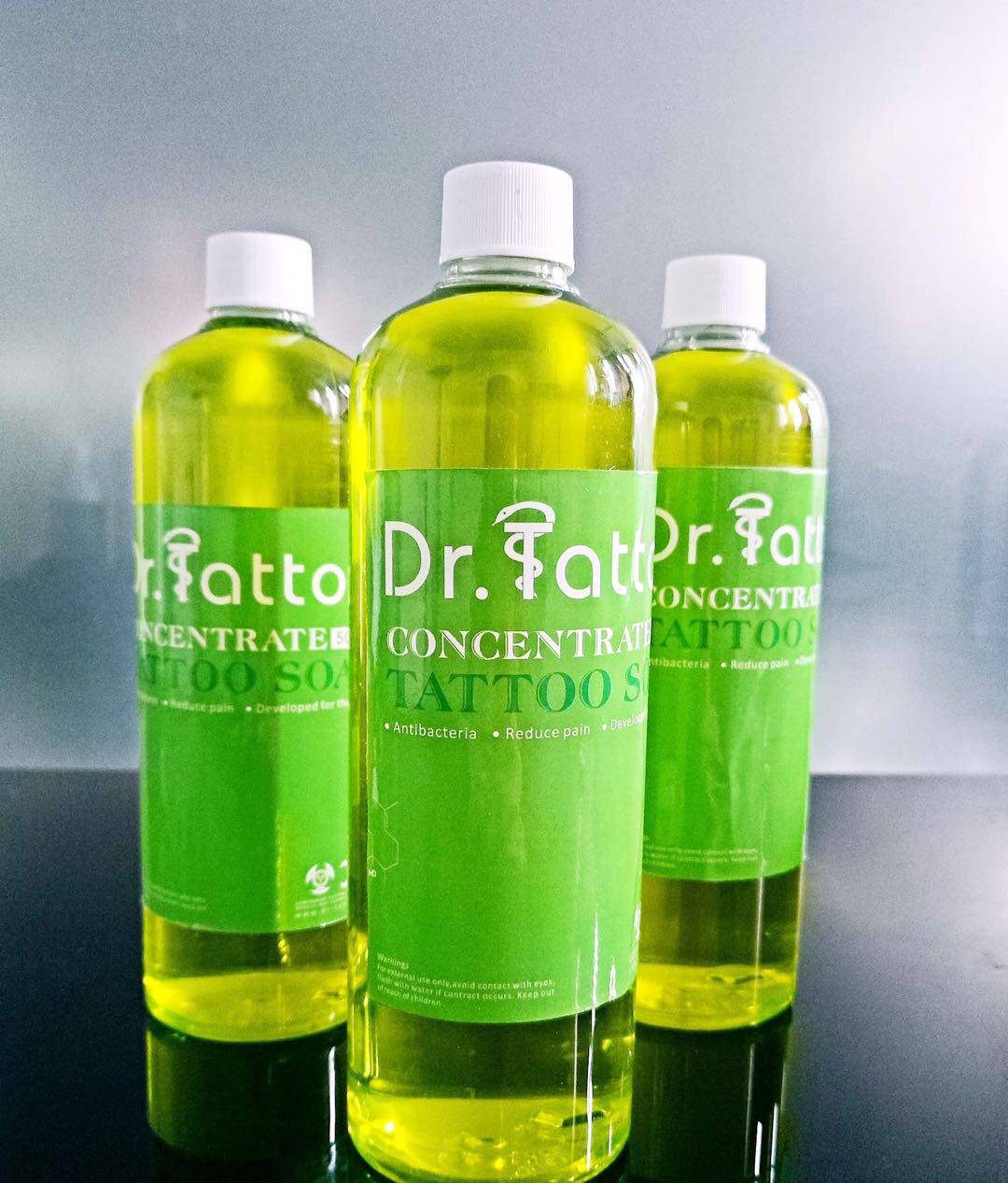 异绣堂纹身正品美国刺青博士绿藻泡沫细腻薄荷清香清洁皮肤绿皂