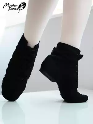 sansha sansha jazz dance shoes adult high boots men canvas lace dance shoes soft soles women practice shoes