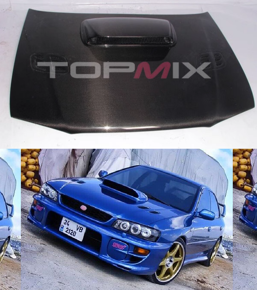 高品质Impreza\翼豹WRX\STI\GC\GC8改装CW款引擎盖