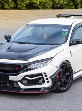 10代15~21款CIVIC TYPE R\FK8思域改装JS款引擎盖FK7\FC1通用