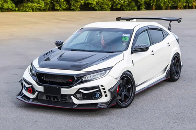 10代15~21款CIVIC TYPE R\FK8思域改装JS款引擎盖FK7\FC1通用