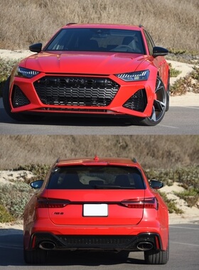 PP材质19~23款A6L改装RS6款前杠\后杠\大包围