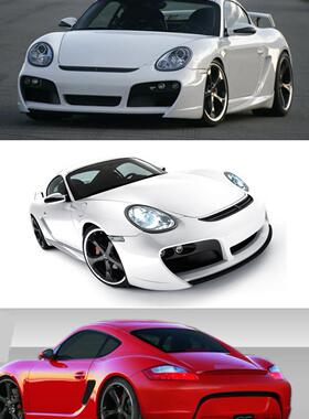 05~08款保时捷cayman\卡曼\Boxster改装TA款前杠\大包围（987代）