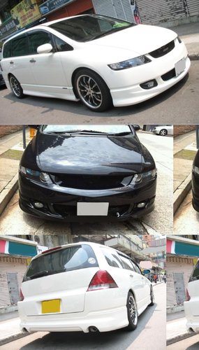 04~08款奥德赛ODYSSEY改装M款VIP版前杠\后唇\侧裙\大包围