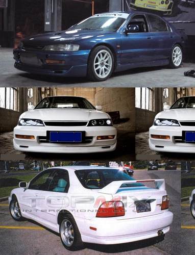 高品质96~97款Accord雅阁CD4\CD5改装VIP版前唇\侧裙\小包围
