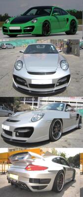 997 TURBO\911 Turbo改装TH R款前杠\后杠\大包围（997\997.2）