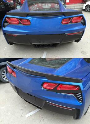 克尔维特C7\Corvette C7改装北美版压尾翼