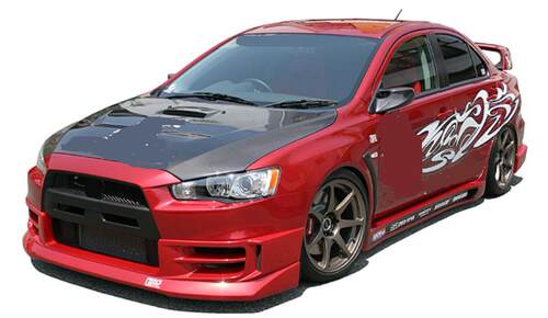 高品质LANCER EVO X改装CS挚速款前唇