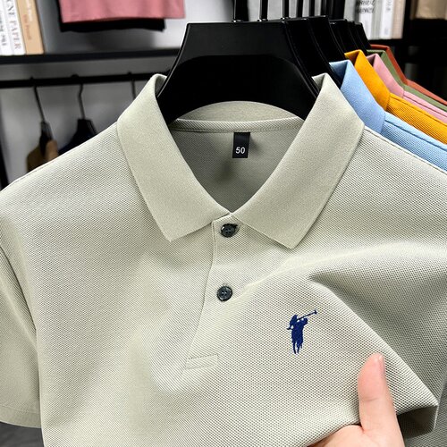 保罗短袖T恤男100%纯棉夏季新款