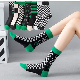 防裂袜子秋冬新款 高筒卡通女士纯棉足跟型全脚型足裂袜脚裂袜保湿