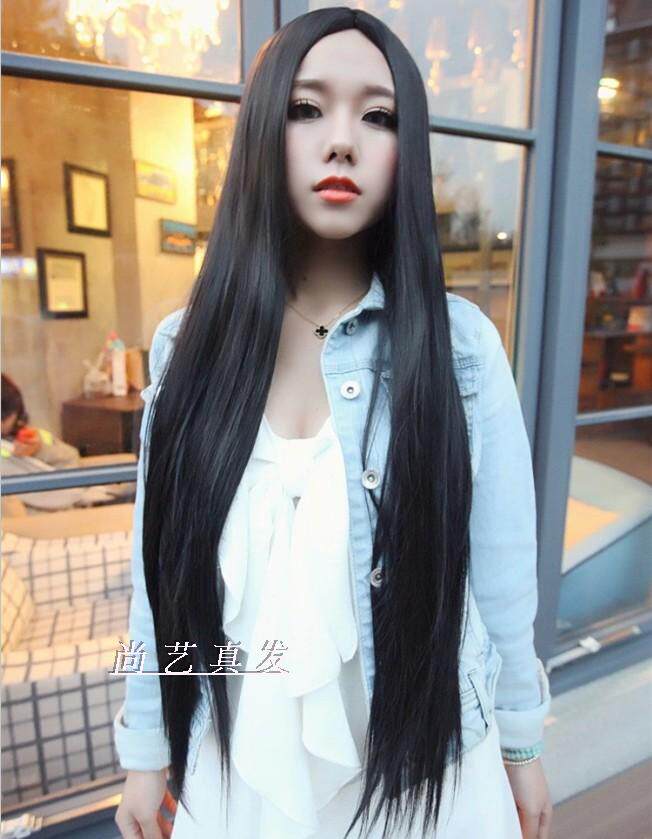 修脸型逼真隐形道具假发中分刘海