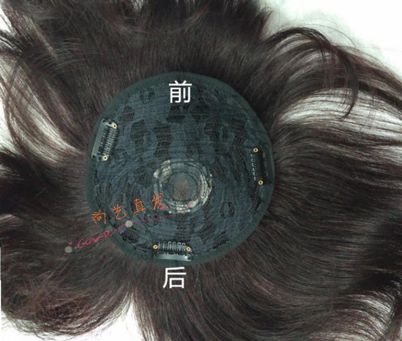 假发片女真发垫发片垫头顶增发量隐形无痕手织顶心自然机制补发块