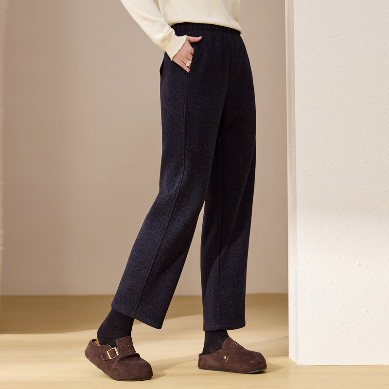 【慵懒加绒裤子】纤莉秀大码女装舒适百搭休闲裤胖mm2025冬装新款,女装/女士精品,大码裤装,淘宝优惠券,粉丝福利购,淘宝优惠卷