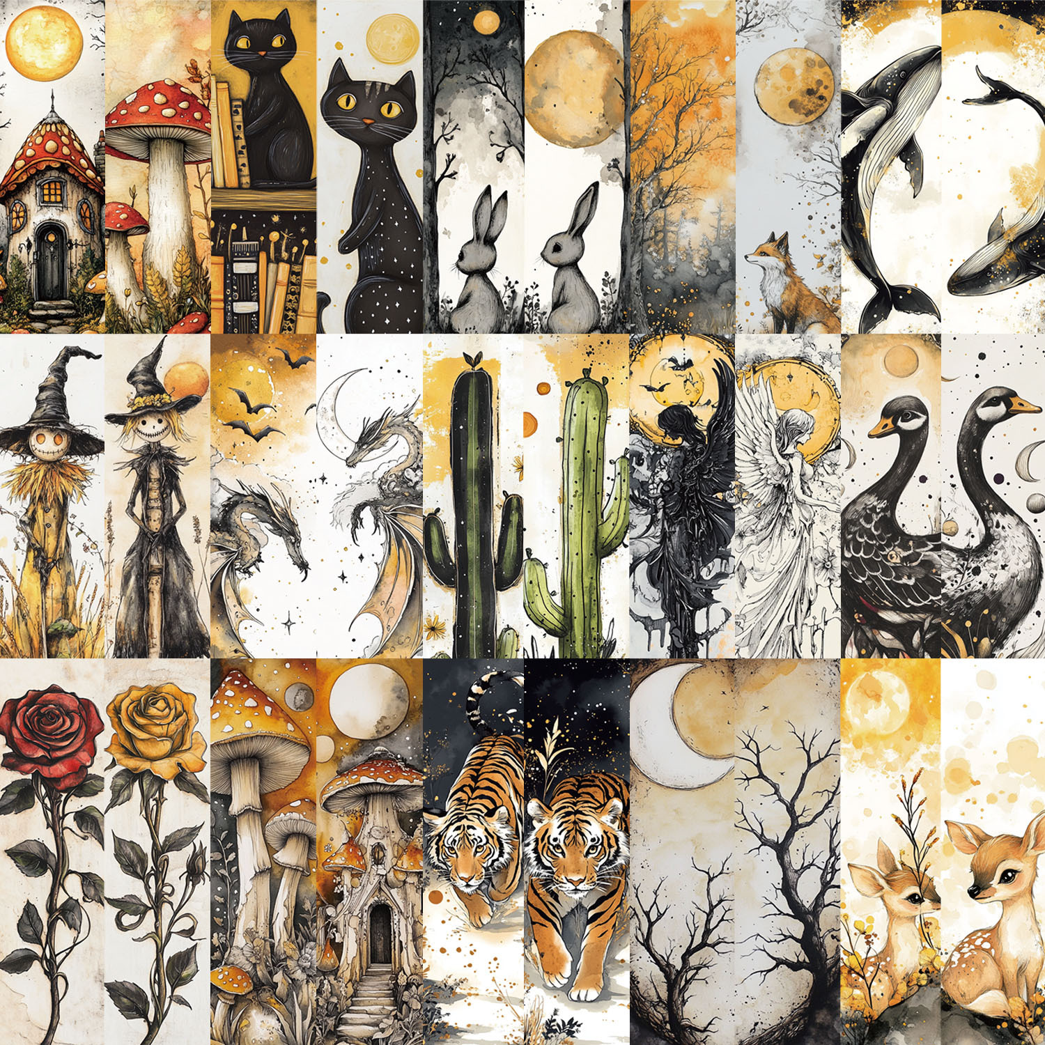 涂中鸦贴纸/立体贴纸30张复古