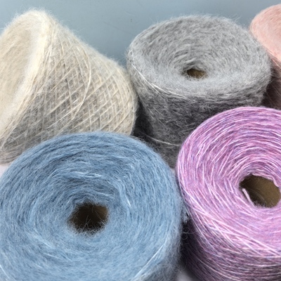 意大利进口长段染/喷彩羊毛线中粗手编柔软秋冬仙气秒杀18.8半斤