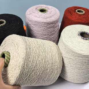 外贸彩点100%桑蚕丝 百分百油丝线柔软不扎可机织手编毛衣围巾线