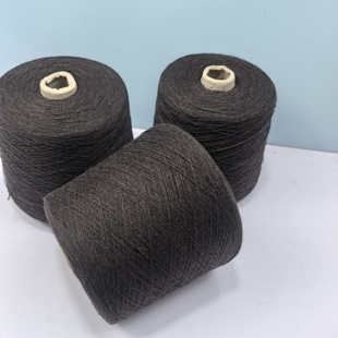 貉子绒山羊绒手编机织线 2/24支30%貉子绒40%山羊绒30%羊毛秋冬线