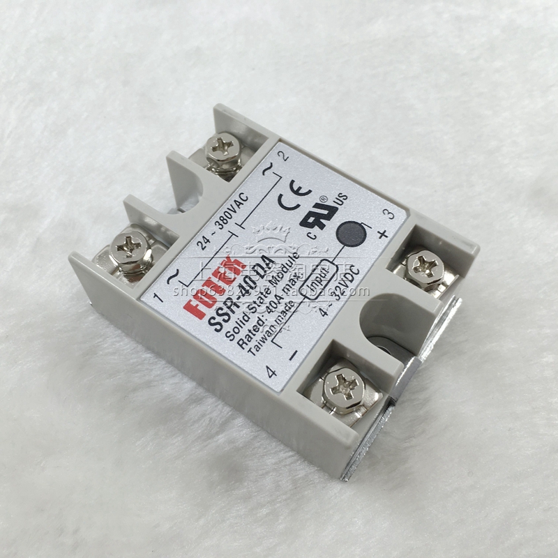 台湾阳明 FOTEK单相固态继电器SSR-40DA直流控交流原装正品特价