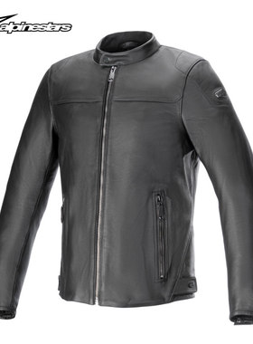 A星骑行皮衣BLACKTRACK复古牛皮皮衣机车皮夹克休闲摩托车服男士