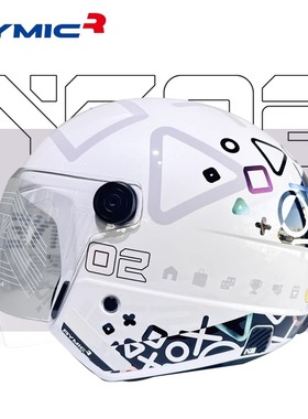 rymic睿觅NE02摩托车半盔复古个性踏板四分之三机车头盔男女四季