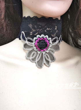 柔软透气锁骨链蕾丝女