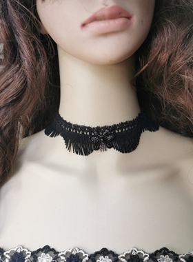 2021四季复古项链女锁超仙花朵