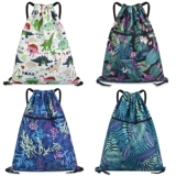 Легкий и тонкий складной мешочек, простой водонепроницаемый рюкзак подходит для мужчин и женщин для путешествий для отдыха, на шнурках