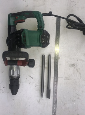 二手德国PARKSIDE电镐开槽拆墙破石打地板混凝土220伏用五坑镐头