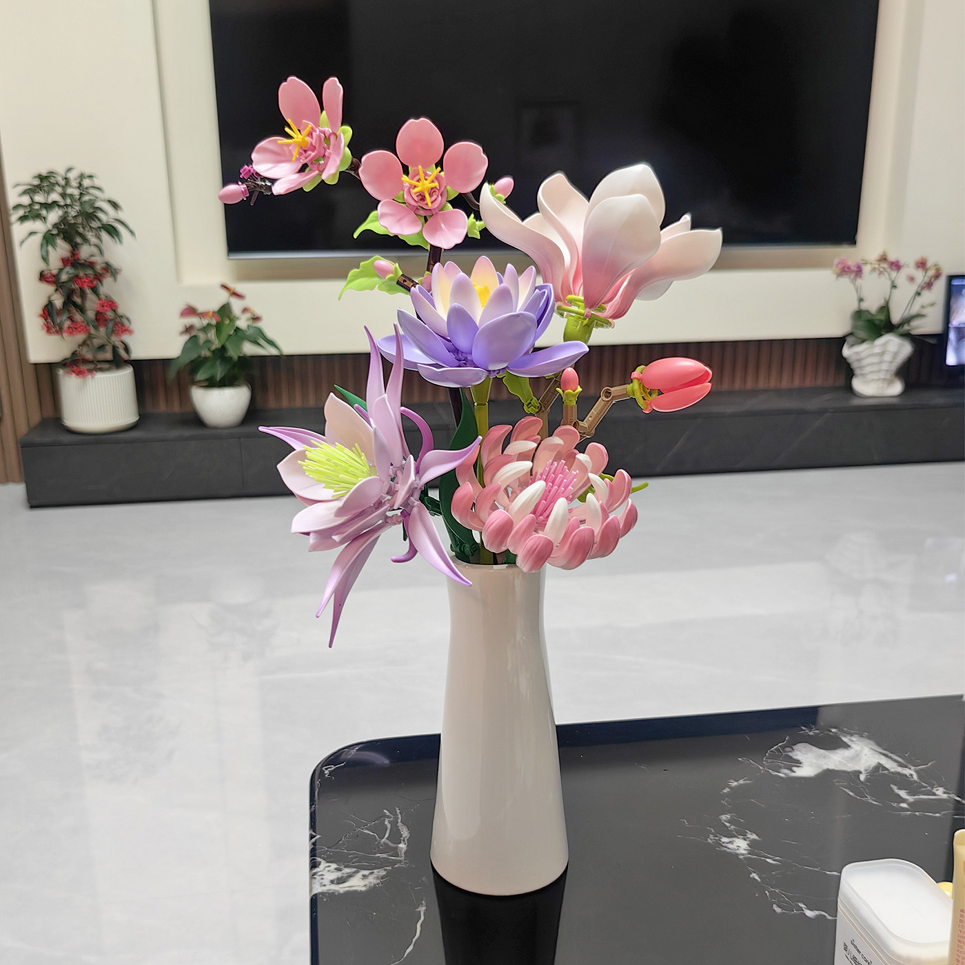 积木花束向日葵玫瑰永生送TA图片