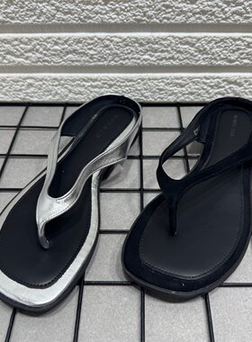 鞋女夏季外穿露趾平底夹脚人字拖