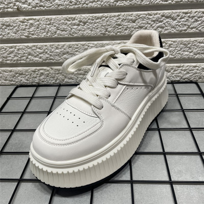 断码处理小白鞋女松糕鞋冬季加绒