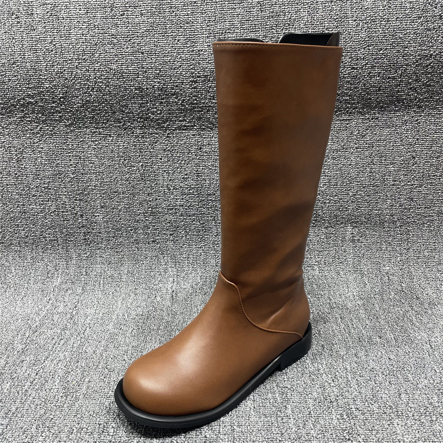 断码清仓冬季加绒长筒靴女圆头低跟骑士靴显瘦修饰腿型时髦长靴女,女鞋,骑士靴,淘宝优惠券,粉丝福利购,淘宝优惠卷