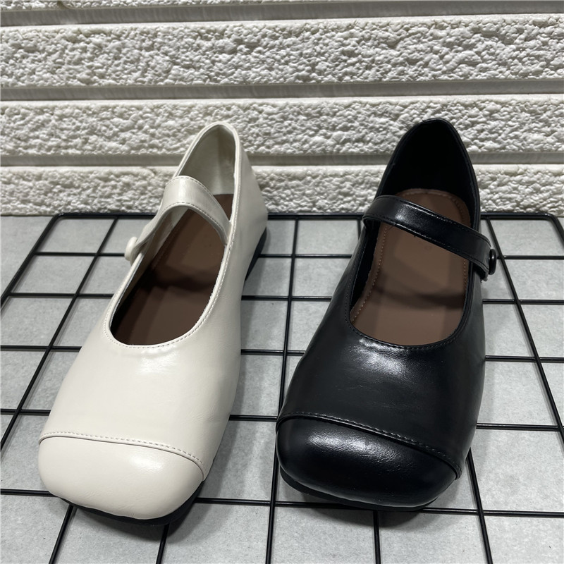 断码处理法式单鞋女平底