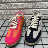 女系带跑步运动低帮平底鞋 断码 板鞋 百搭透气休闲德训鞋 女 处理春季