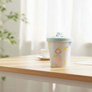 带盖小铁桶收纳罐马口铁罐糖果罐茶叶桶桌面置物桶小物收纳盒笔筒