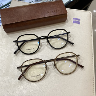 韩国超轻摩卡眼镜文艺百搭男女方圆脸JEAN可配近视防蓝光眼镜架