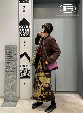 金里金气 人见人爱轻松时髦好运裙 敲百搭高级感高腰显瘦半身裙