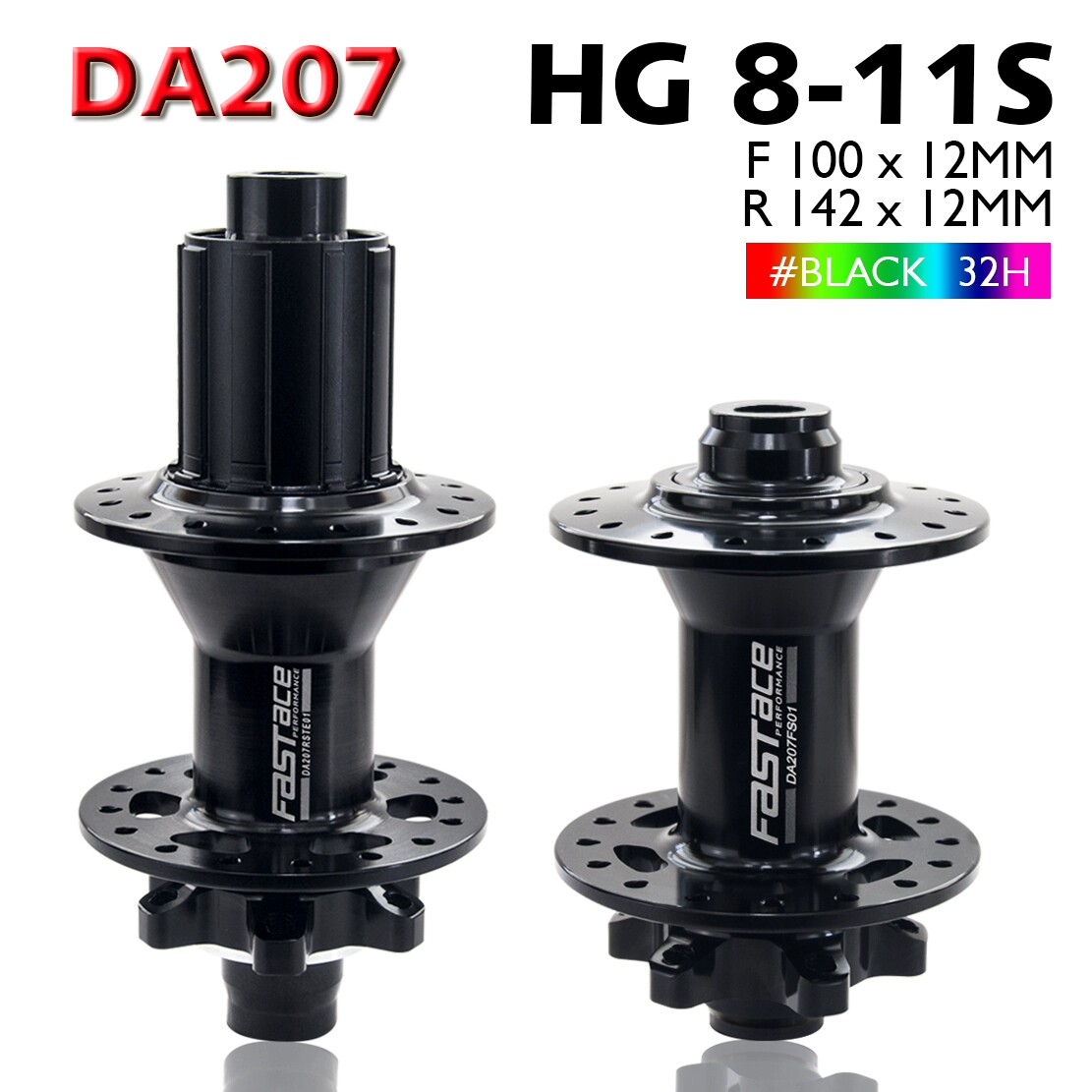 fastace da207山地公路旅行花鼓32孔弯头100\142桶轴ms\xd\hg塔基