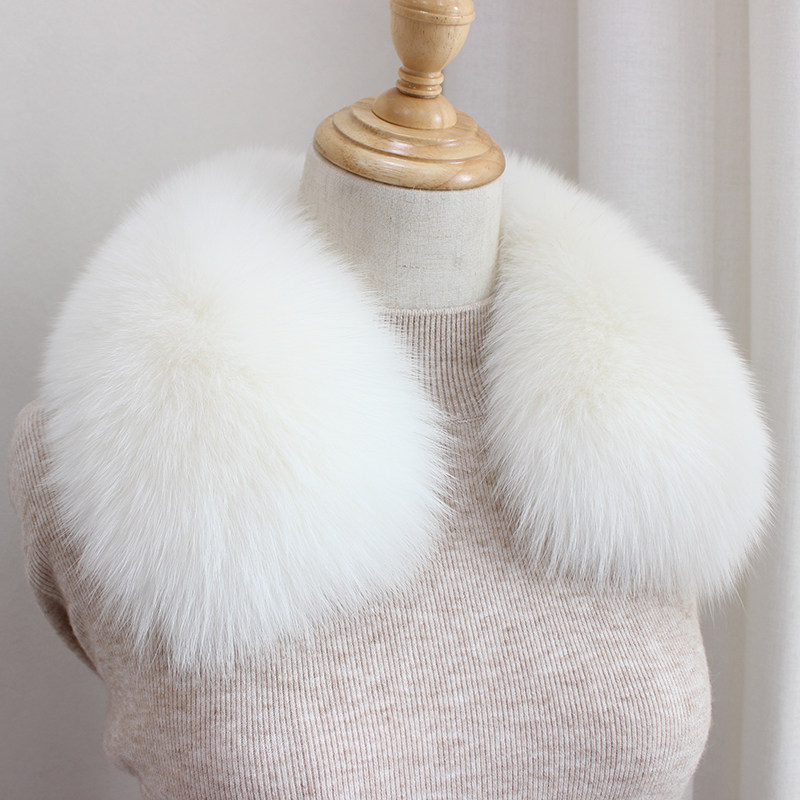 整皮狐狸毛领子真毛女通用皮草方领2024新款西装领青果领毛呢大衣,纺织面料/辅料/配套,毛领,淘宝优惠券,粉丝福利购,淘宝优惠卷